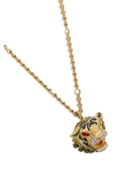 gucci hat tiger black|gucci tiger head necklace.